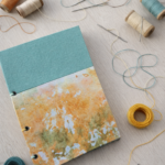 Caderno Aquarelado Tecido
